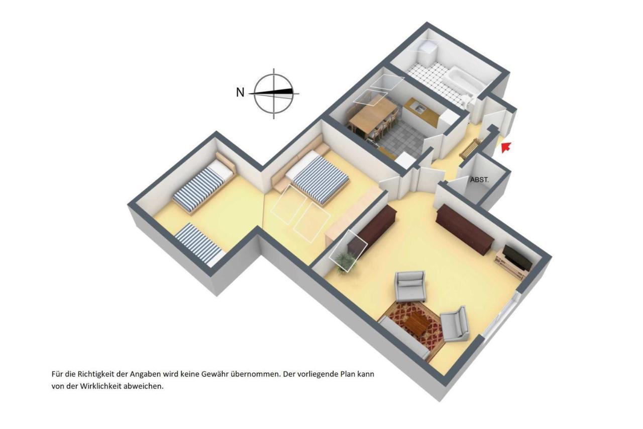 Villa Malve Whg 10 塞巴特黑灵斯多夫 外观 照片